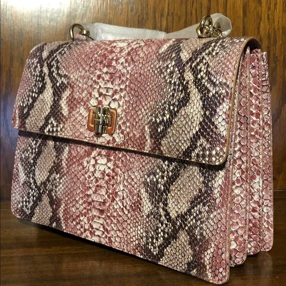 NWT-Brahmin-Hallie Satchel-Multi Skyterra-Leather-Dust Bag-$455 - Picture 6 of 16